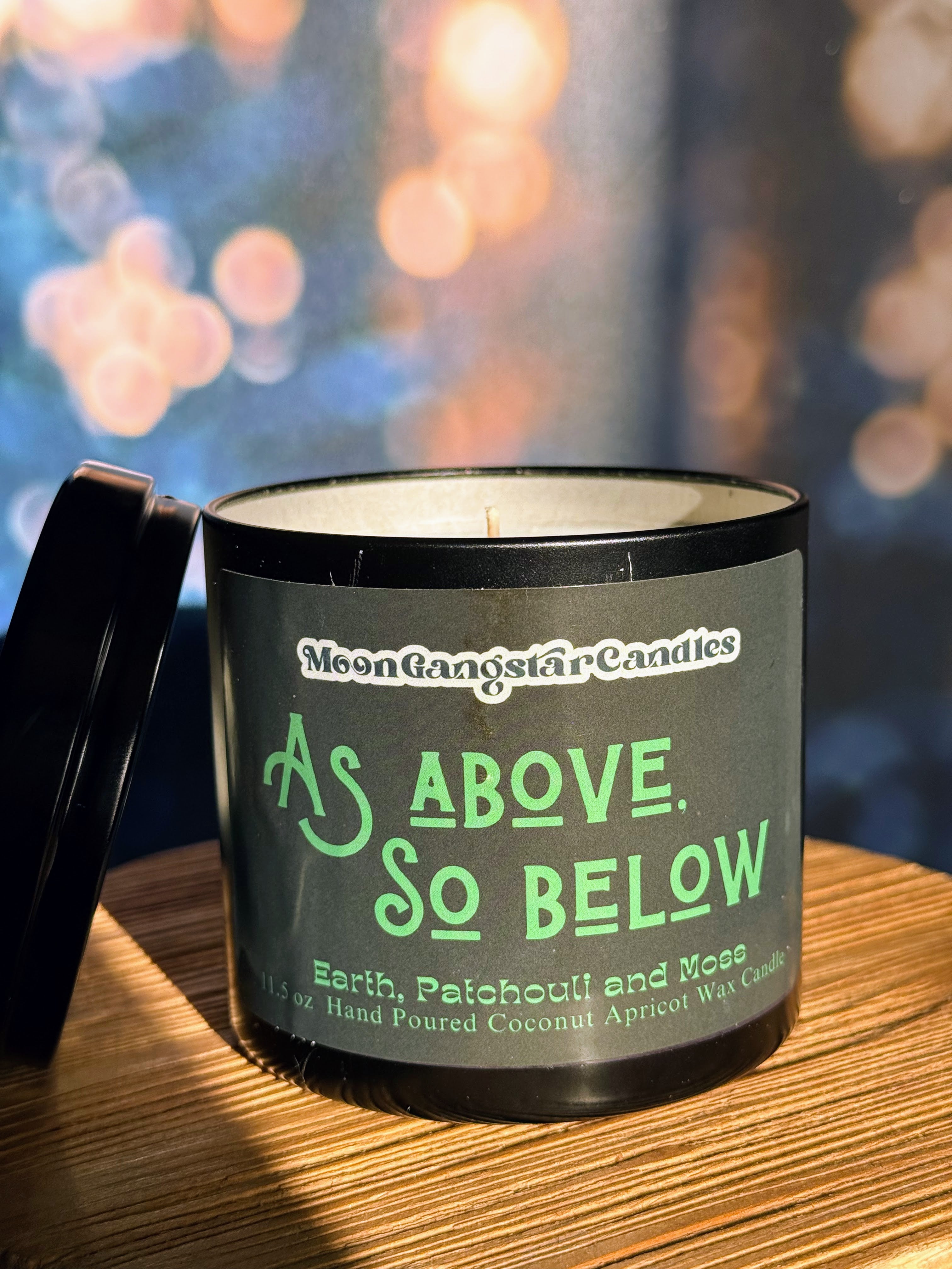 Petrichor scented:  As Above, So Below & Buried Alive Candles