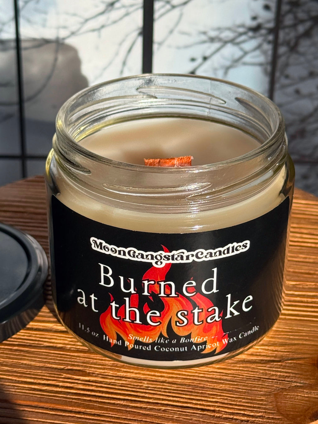 Burned at the Stake Crackling Wood Wick Candle